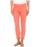 Nydj - Rachel Rolled Cuff Ankle In Coral Branch