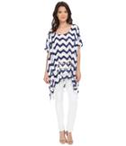 San Diego Hat Company - Bst1628 Scoop Neck Tunic With Side Seam And Fringed Hem