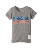The Original Retro Brand Kids - Stars And Stripes Tri-blend Short Sleeve Usa Tee