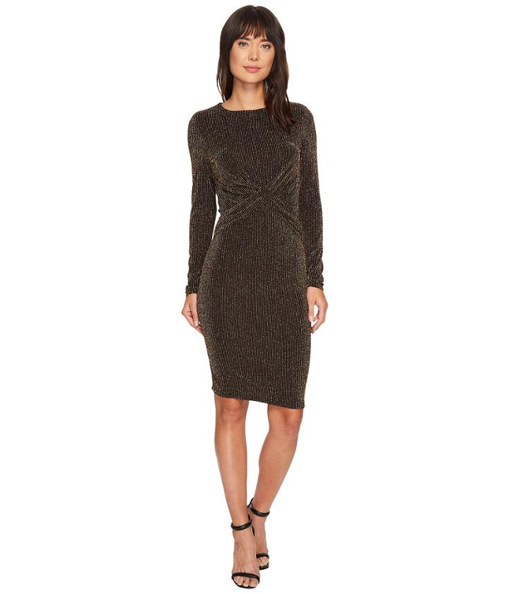 Michael Michael Kors - Twist Waist Long Sleeve Dress