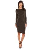 Michael Michael Kors - Twist Waist Long Sleeve Dress