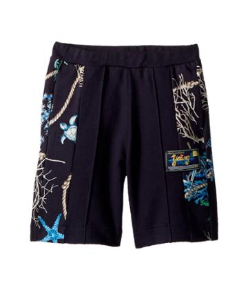 Versace Kids - Shorts W/ Sea Shore Design On Sides