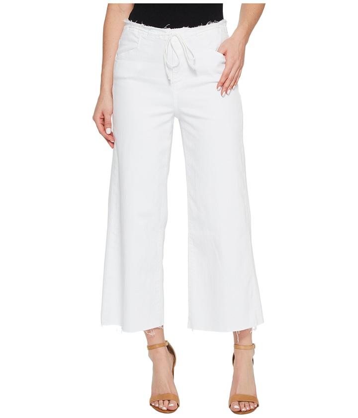 Paige - Lori W/ Drawstring Raw Waistband In Optic White