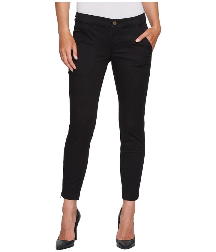 Ivanka Trump - Cotton Woven Denim Pants In Black