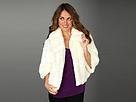 Calvin Klein Faux Rabbit Fur Jacket White Apparel