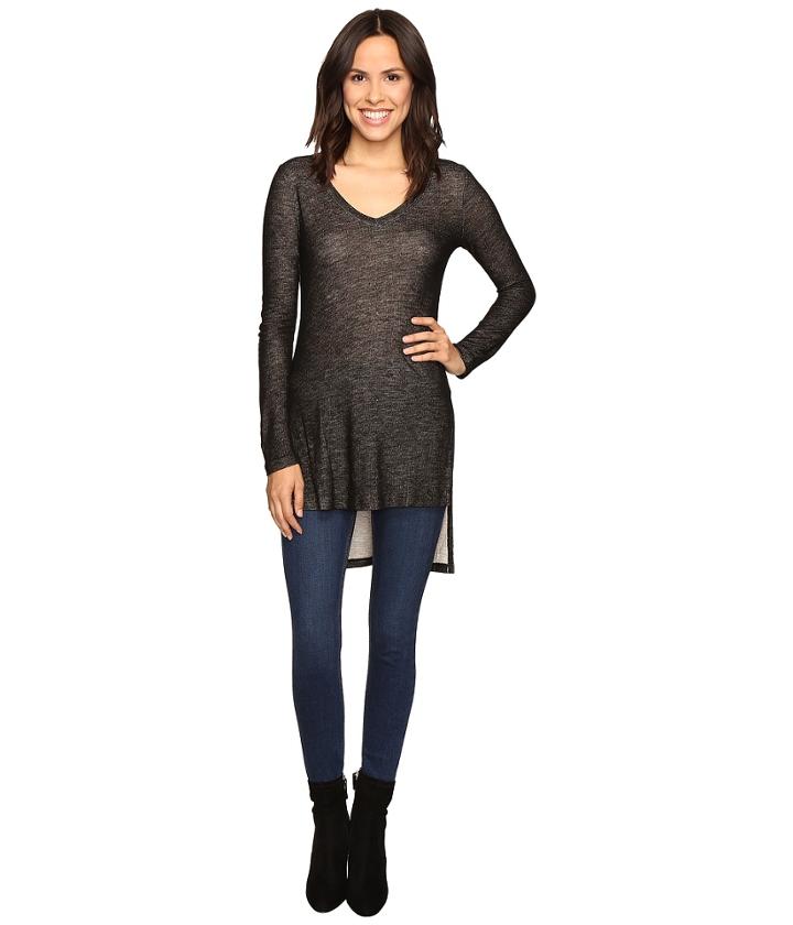 Splendid - Long Sleeve V-neck Tunic