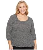 Michael Michael Kors - Plus Size Giraffe Scoop Neck Peasant Top