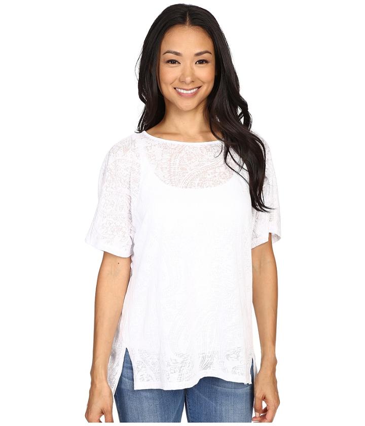 Miraclebody Jeans - Paige Pleat Back Top W/ Body-shaping Inner Shell