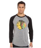 The Original Retro Brand - Chicago Blackhawks Long Sleeve Raglan