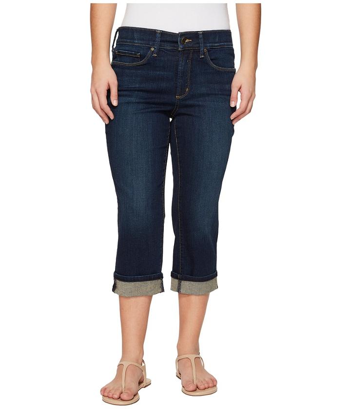 Nydj Petite - Petite Marilyn Crop Cuff In Bezel