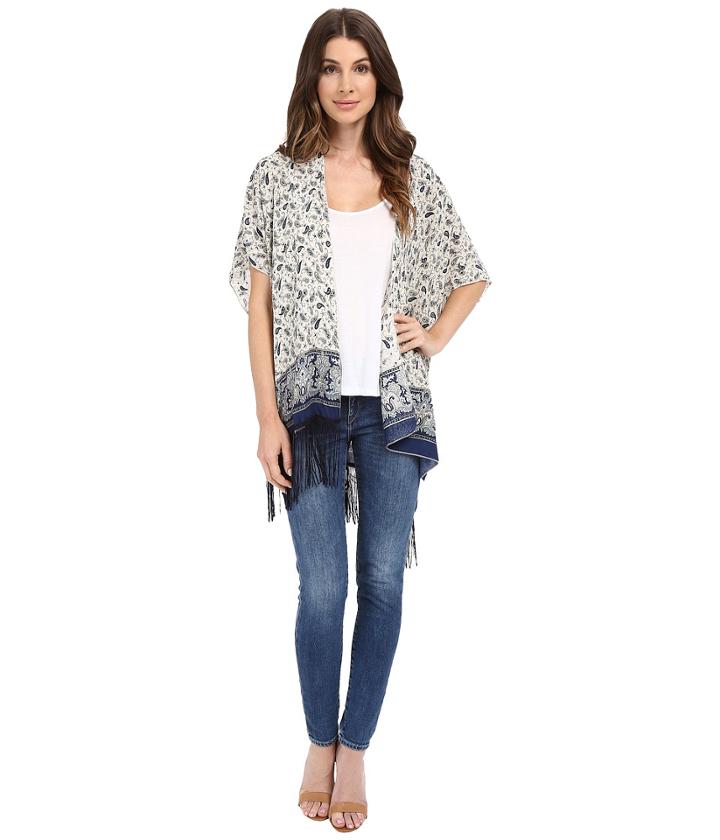 Bindya - Lulla By Bindya Paisley Fringe Kimono