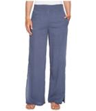 Heather - Janis Twill Voile Split Side Wide Leg Pants