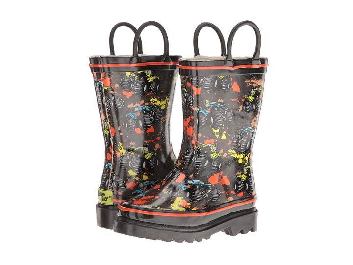 Western Chief Kids - Monster Truck Splatter Rain Boot