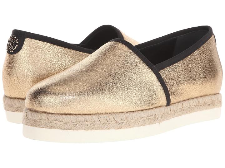 Roberto Cavalli - Laminated Goatskin Espadrille