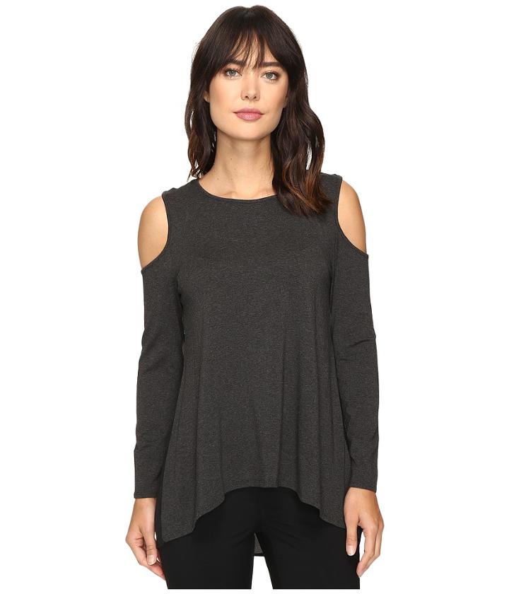 Vince Camuto - Long Sleeve Cold-shoulder Top