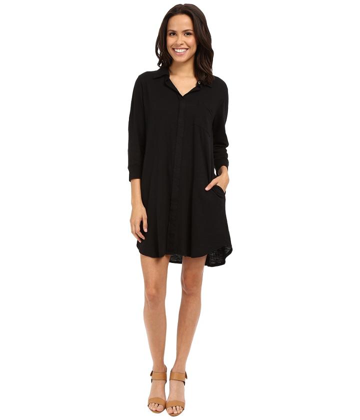 Allen Allen - 3/4 Sleeve Shirtdress