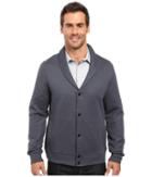 Perry Ellis - Quilted Shawl Collar Cardigan
