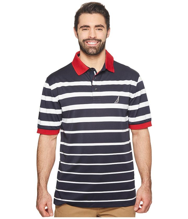 Nautica Big &amp; Tall - Big Tall Engineered Stripe Polo