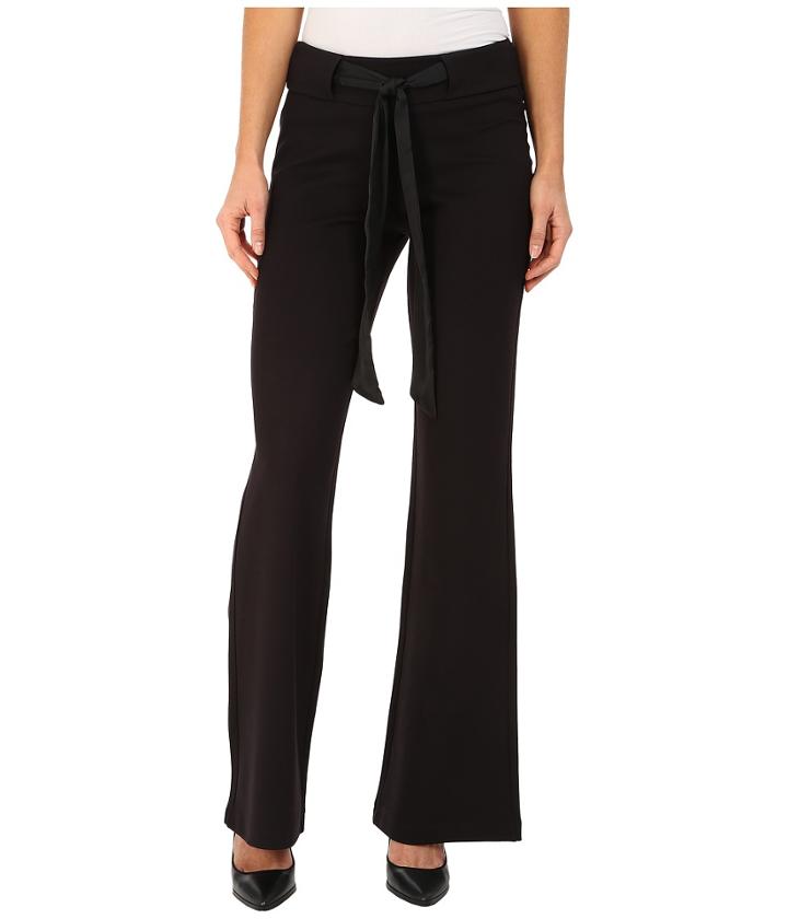 Jag Jeans - Cece Palazzo Wide Leg In Double Knit Ponte In Black