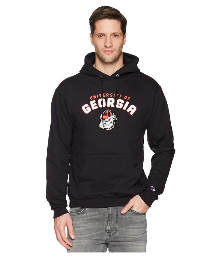 Champion College - Georgia Bulldogs Eco(r) Powerblend(r) Hoodie 2