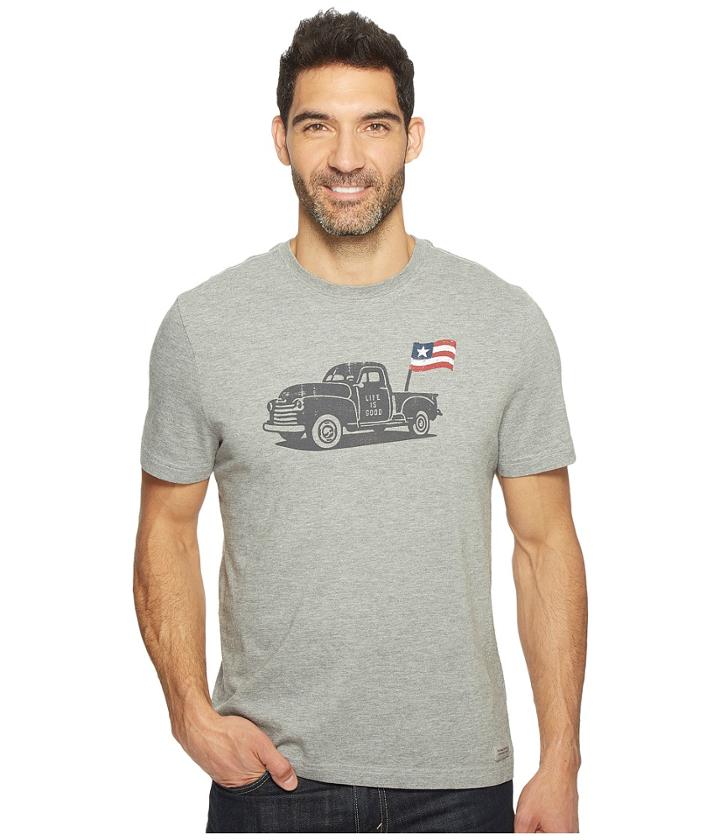 Life Is Good - Truck Flag Crusher Tee