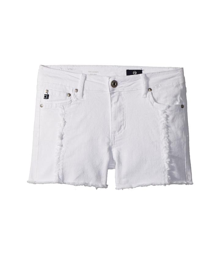 Ag Adriano Goldschmied Kids - The Sandy Fray Hem Piecing Shorts