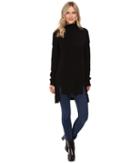 Christin Michaels - Madeline High-low Turtleneck Cashmere Sweater