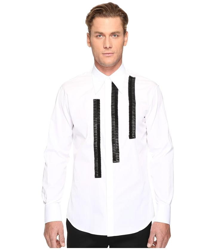 Dsquared2 - Leather Rouches Button Up