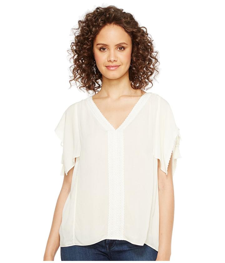 Nydj - Flutter Sleeve Top