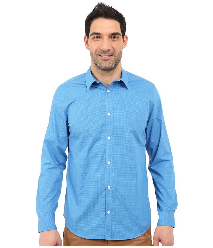 Calvin Klein - Classic Fit Cool Tech Non-iron Checked Shirt