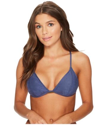 Lucky Brand - Suede With Me Over The Shoulder Triangle Bra Top