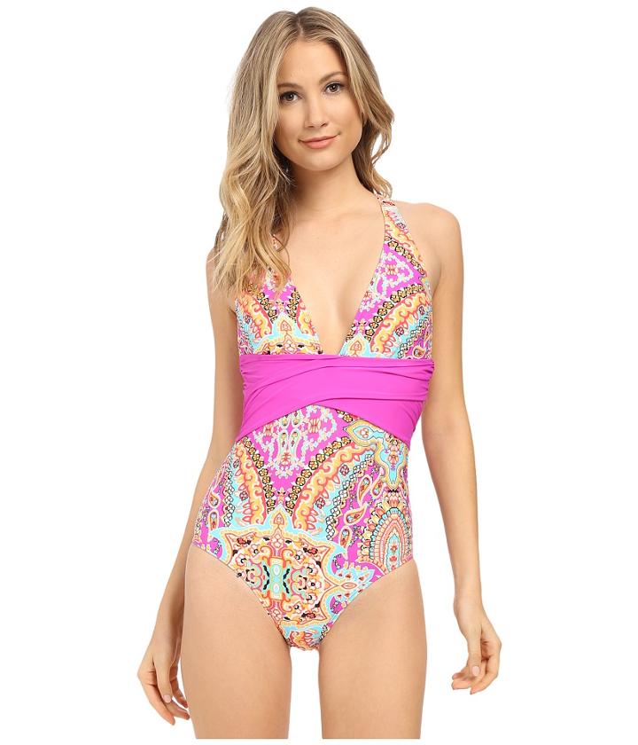 Athena - Spice Market Halter Wrap One-piece