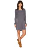 Dylan By True Grit - Heathered Soft Slub Waffle Crew Seamed Dress