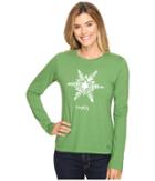 Life Is Good - Painted Simplify Snowflake Long Sleeve Crusher Tee