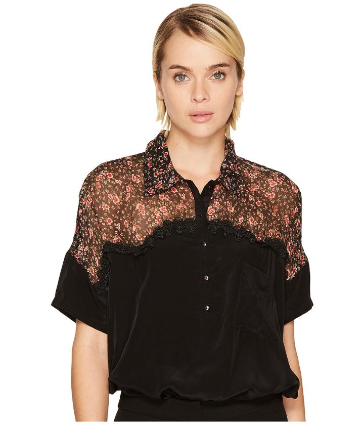 The Kooples - Short Sleeved Bat-style Polo Shirt