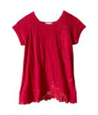 Splendid Littles - Burnout Short Sleeve Tee With Flounce