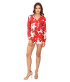 Brigitte Bailey - Sanne Long Sleeve Floral Romper