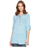 Scully - Bina Sexy Fabric Button Front Blouse