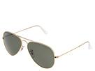 Ray-Ban - 3025 Aviator Polarized 58mm Medium (Arista/Natural Green Polarized Lens) - Eyewear