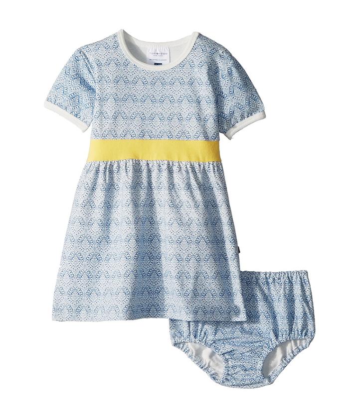 Toobydoo - Blue And Gold Party Dress