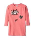 Karl Lagerfeld Kids - Long Sleeve Sweatdress With Printed Graphics