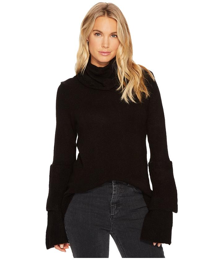 Kensie - Warm Touch Sweater With Cowl Neck And Layered Ruffle Sleeve Ks0k57s5