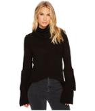 Kensie - Warm Touch Sweater With Cowl Neck And Layered Ruffle Sleeve Ks0k57s5