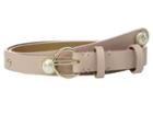 Kate Spade New York - 19mm Leather Belt W/ Pearl Studs