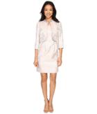 Tahari By Asl Petite - Petite Jacquard Jacket Dress