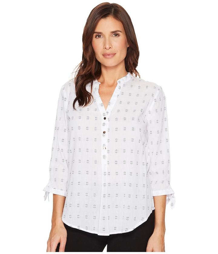 Ivanka Trump - Woven Tie Sleeve Pullover