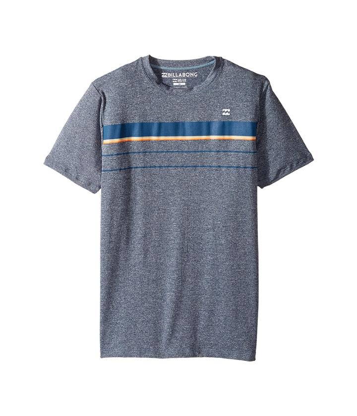 Billabong Kids - Lo Tide Spinner Lf Short Sleeve Wetshirt