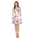 Vince Camuto - Printed Cotton Fit And Flare Dress