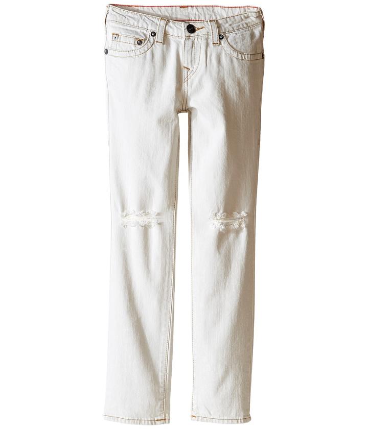 True Religion Kids - Fashion Geno Single End Jeans In Raw Grey
