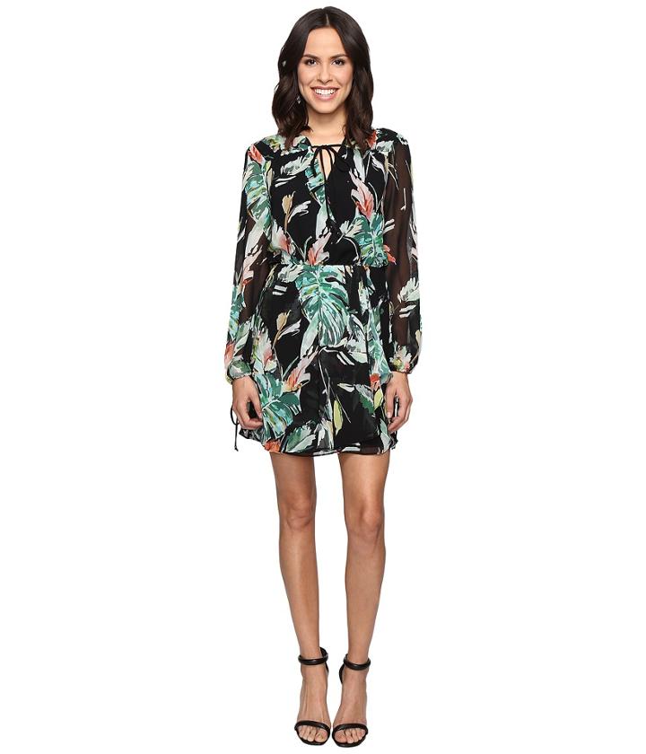 Adelyn Rae - Printed Long Sleeve Dress